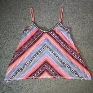 Boho tank BARELY WORN